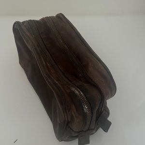 Restoration hardware, cosmetic, toiletry bag